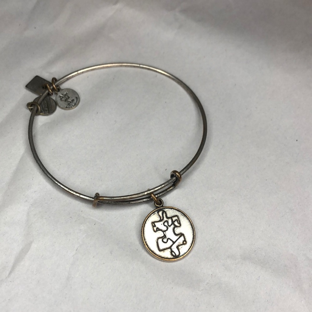Alex and Ani Autism puzzle piece bracelet